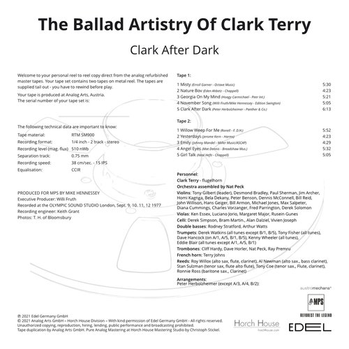 Clark After Dark : The Ballad Artistry Of Clark Terry