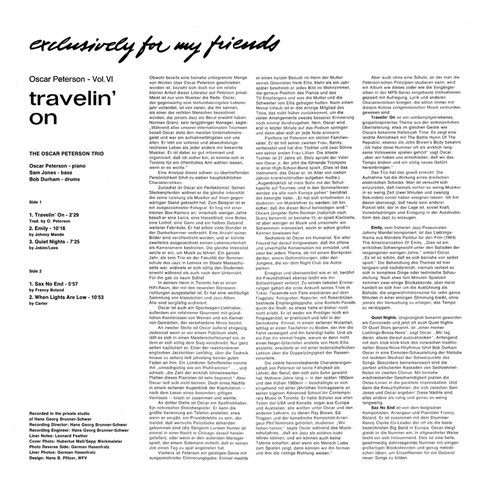 Exclusively For My friends  Travelin' On