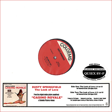 The Look of Love (45 RPM / 33 1/3 RPM) - Clarity Vinyl