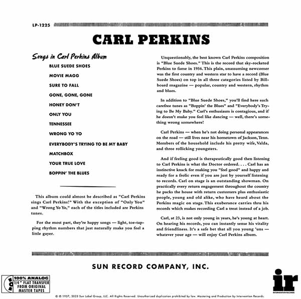 Dance Album of Carl Perkins