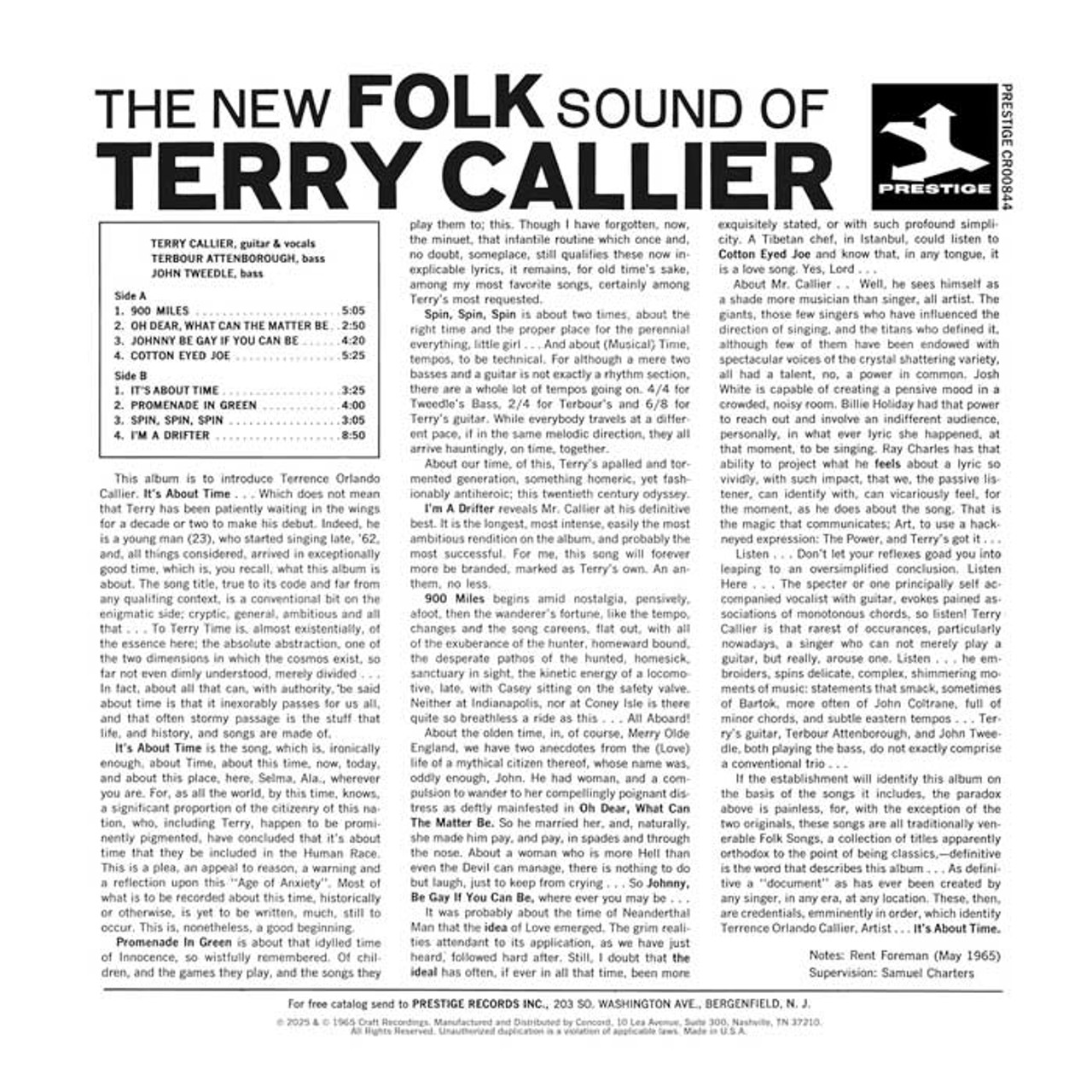 The New Folk Sound of Terry Callier