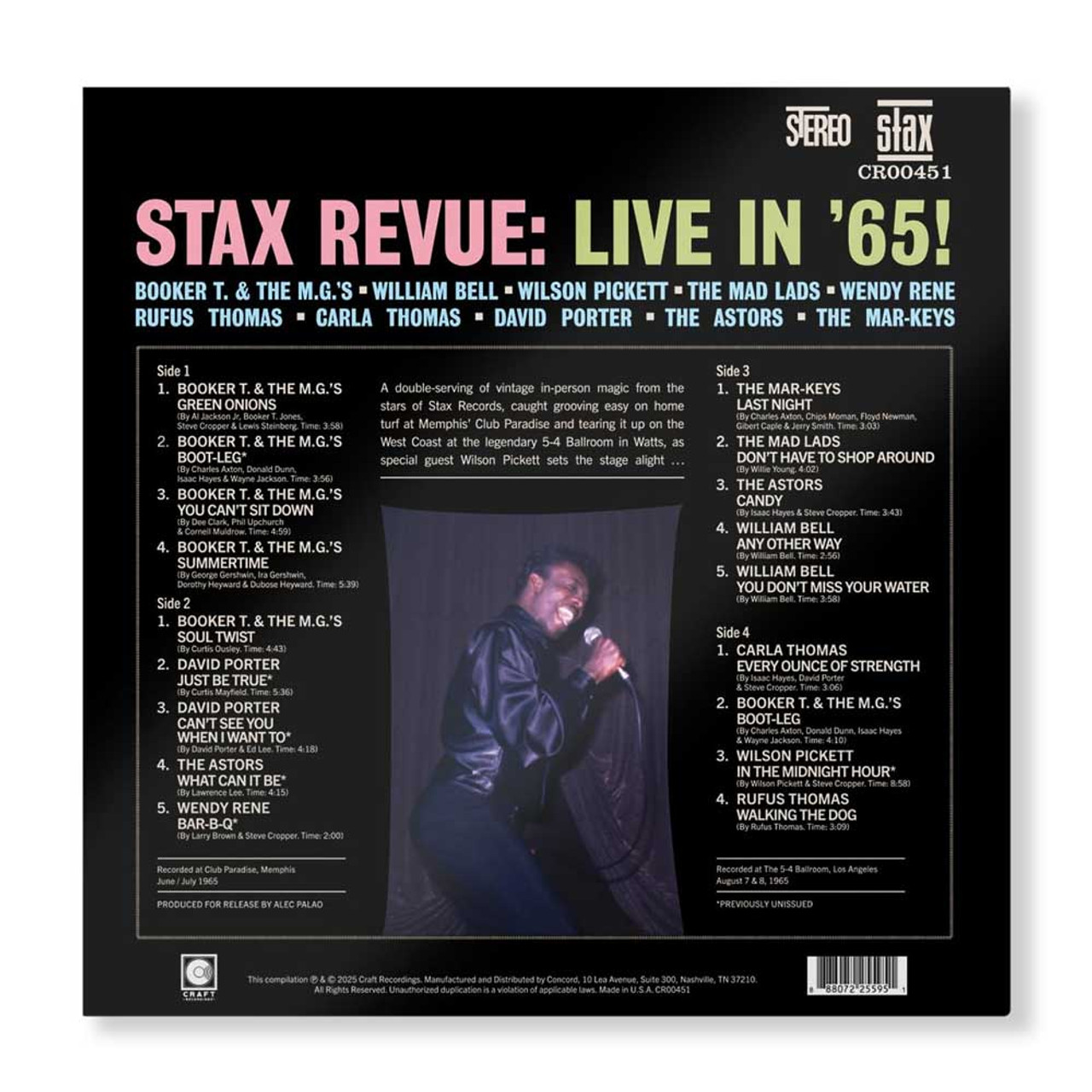 Stax Revue : Live in '65 !