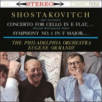 Concerto For Cello In E Flat, Op. 107 / Symphony No. 1 In F Major, Op. 10